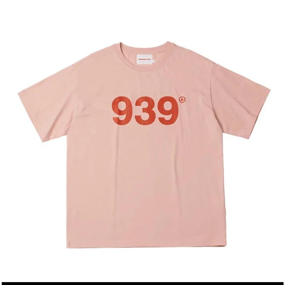 2024 Letter Printing 939 New Men‘s Tshirt Casual Baggy Short Sleeve T-shirt Korean Style Oversized Tees Women's Tops