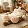 Plush Sleeping Sack Cat Envelope Bag, Winter Slumber Bag for Men Women, Lightweight Animal Nap Mat Home Travel Traveling