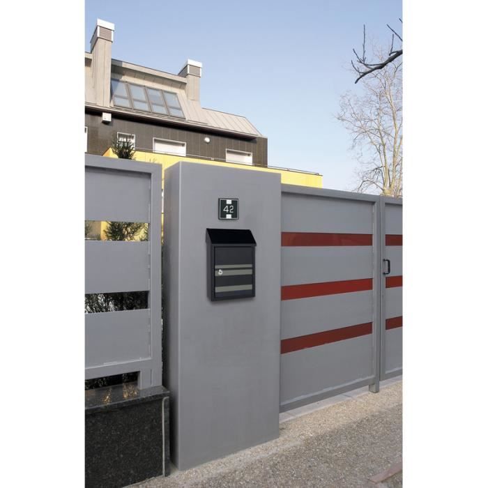 Letterbox - Arregui - E5724-str - Steel - Decorative - Size S - Rear Slot
