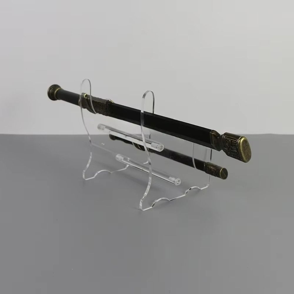 Acrylic Material Desktop Storage Rack Organizer Function Transparent Bamboo Flute Stand Universal Multi-layered