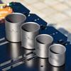 Pure Titanium Double Wall Insulated Travel Mug Coffee Tea Outdoor Camping Lightweight Thermal Cup