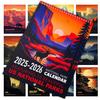 National Parks Calendar 2026 - Illustrated Wall Calendar Featuring 15 US National Parks, 8.5" X 12", 15-Month Vintage Poster Art Calendar (Oct