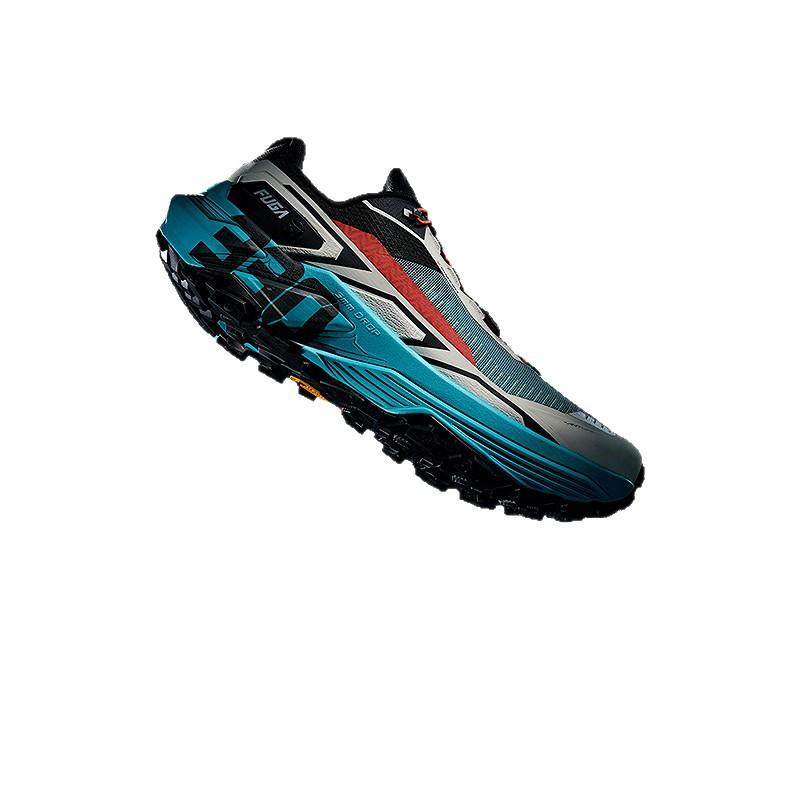 FUGA EX330 Breathable Trail Running Shoes, Shock Absorbing Anti Slip Outdoor Hiking Sneakers for Men Women