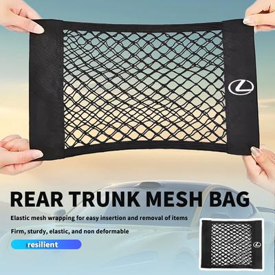 Car Rear Trunk Net Mesh Elastic Nylon Back Cargo Storage Organizer Holder Auto Accessories For RX350 IS250 IS200 GS300