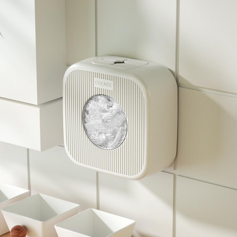 Wrap Storage Box Cling Film Organization Wall Mounted Dustproof BoxFood Cover Plastic Wrap Rack Home Kitchen Storage