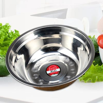 304 Stainless Steel Basin Bowl Salad Mixing Bowl Soup Bowl Vegetable Washing Bakeware Kneading