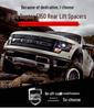 Ford Raptor F150 Chassis Mod: Front & Rear 2.5" Lift Kit with Rear Steel Lift Block