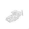 Car Lift Garage Lifter 1/64 Scale Classic Diorama Decoration Vehicle Maintenance Authentic for