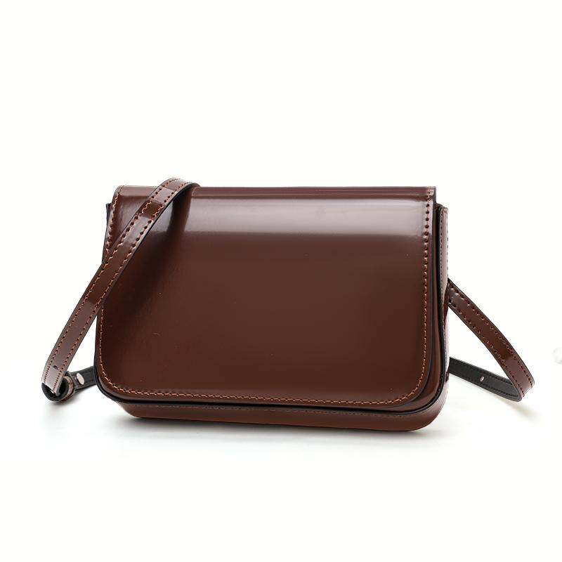 New Maillard Women's Small Square Bag 2024 Simple and Elegant Cowhide Single Shoulder Crossbody Bag