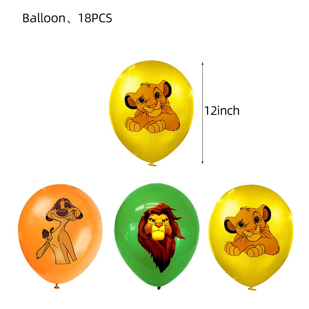 The Lion King Party Decoration Simyron Lion-Themed Party Supplies for Kids