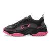 Li Ning Milkshake Soft Rebound Retro Thick Sole Shock Absorbing Wear Resistant Increased Height Low Top Casual Shoes Women sneaker AGCU404-4