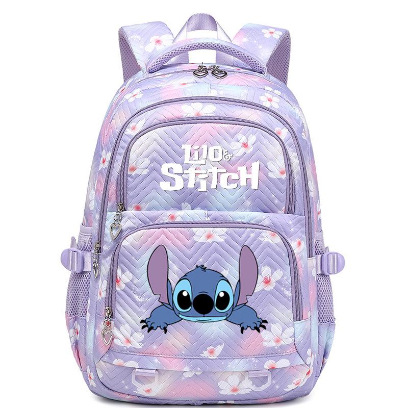 Cartoon Pattern Colorful Foreign Style Backpack Campus Male And Female Students Casual Schoolbag Animation