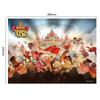 Daewon&Book Cookie Run Kingdom Floating Castle Jigsaw Puzzle, 150 Pieces, Mixed Colors Jigsaw Puzzle, Childrens Games, Korean Educational Toys