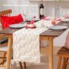 Romantic Plush Love Tablecloth Thickened Dining Table Runner Valentine's Table Flag  Dining Table