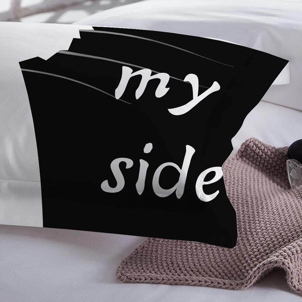 Couples Design Cat Side My Side Beddings 3pc/set Duvet Cover Set Soft Comfortable Bedding Set Black White Comforter Cover Home E