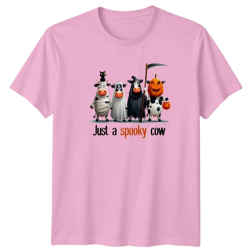 Just A Spooky Cow TShirt Cow Halloween Gift For Him And Her