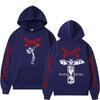 Hot Rock Band Mayhem Double Sided Print Hoodie Men Women Death Black Metal Sweatshirt Male Retro Gothic Punk Oversized Hoodies