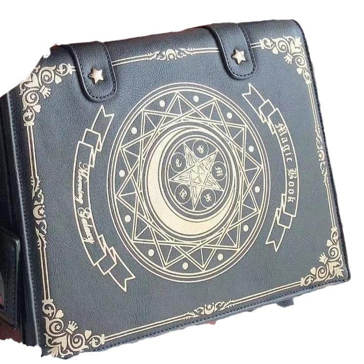 2025 New Star and Moon Magic Book Lolita Crossbody Bag for Women
