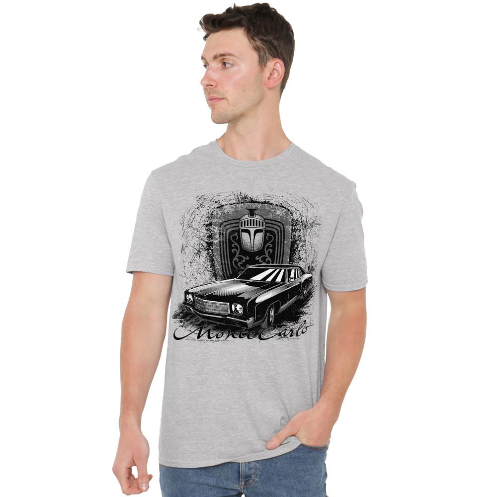 Chevrolet Unisex Adult Monte Carlo Drawing Heather T-Shirt