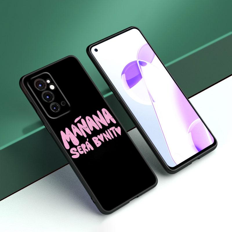 Karolg Manana Sera Bonito Black Phone Case For OnePlus 9R 10R 11R 12R ACE 2 Pro 2V 3V Nord CE 2 3 Lite 4 N10 N20 N30 SE 5G