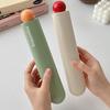 Tragbares Besteckset mit Aufbewahrungsetui Edelstahl Löffel und Essstäbchen Set BPA-frei Brotdosen-Organizer für Büro Schule Reisen