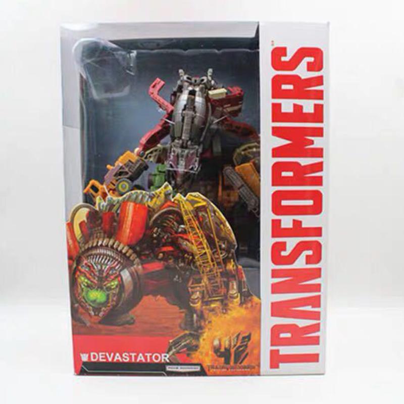 Boneco Figura Heróis de Papelão para Transformers Devastator Figura de Ação  Delicado Estante Casa Carro