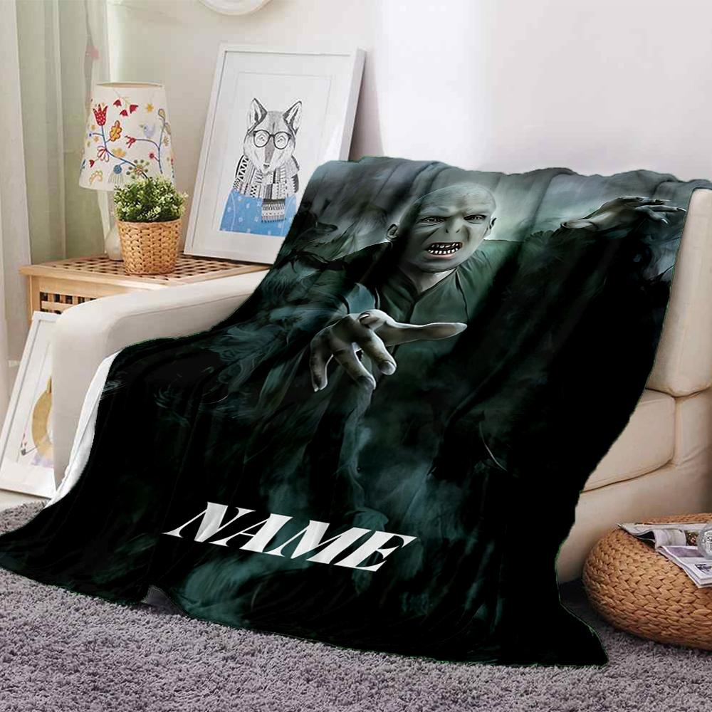Custom Name Dark Magic blanket for Couch & Bed, Plush Cozy Fuzzy Blanket Super Soft & Warm Blankets for Fall and Winter. 090886