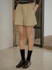 Peulibeo07 One Tuck Corduroy Short Pants [Frfa02Pt06]_2Color