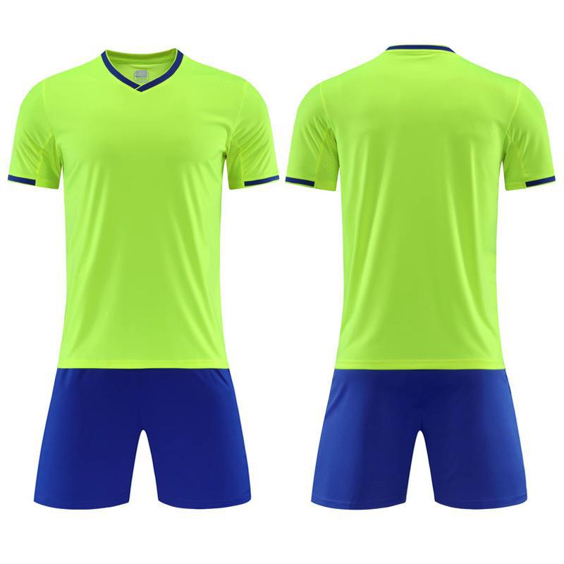 Football Suit Men'S Football Sports Clothing Children'S Training Clothes Short-Sleeved Football Jersey Team Uniform