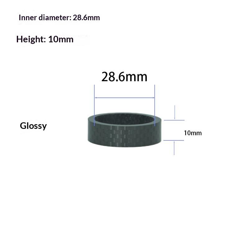 1Pc Bicycle Carbon Fiber Washer 1-1/8" Stem Washer Spacer 28.6Mm Mountain Bike Front Fork 1-150Mm Road Bike Accessories