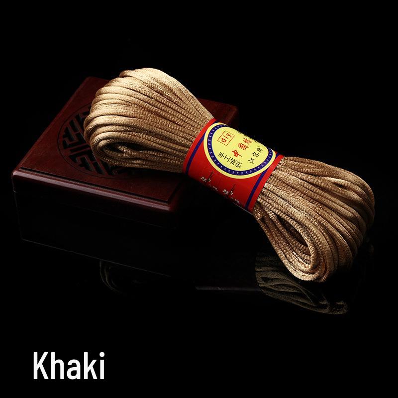 Red Polyester Chinese Knotting Cord for DIY Bracelets and Beading