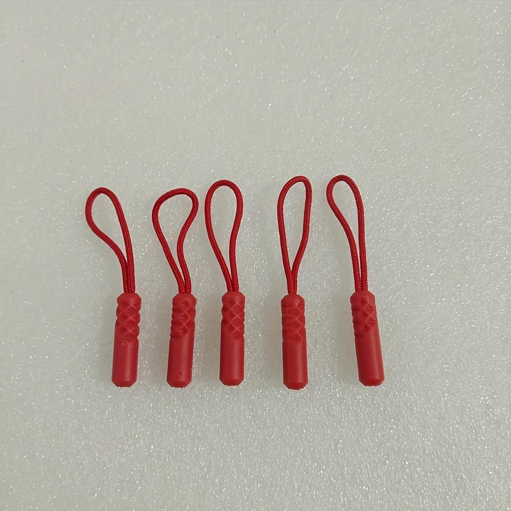 5pcs Zippers Pull Puller End Fit Rope Tag Replacement Clip Broken Buckle Fixer Suitcase Tent Backpack Zipper Cord