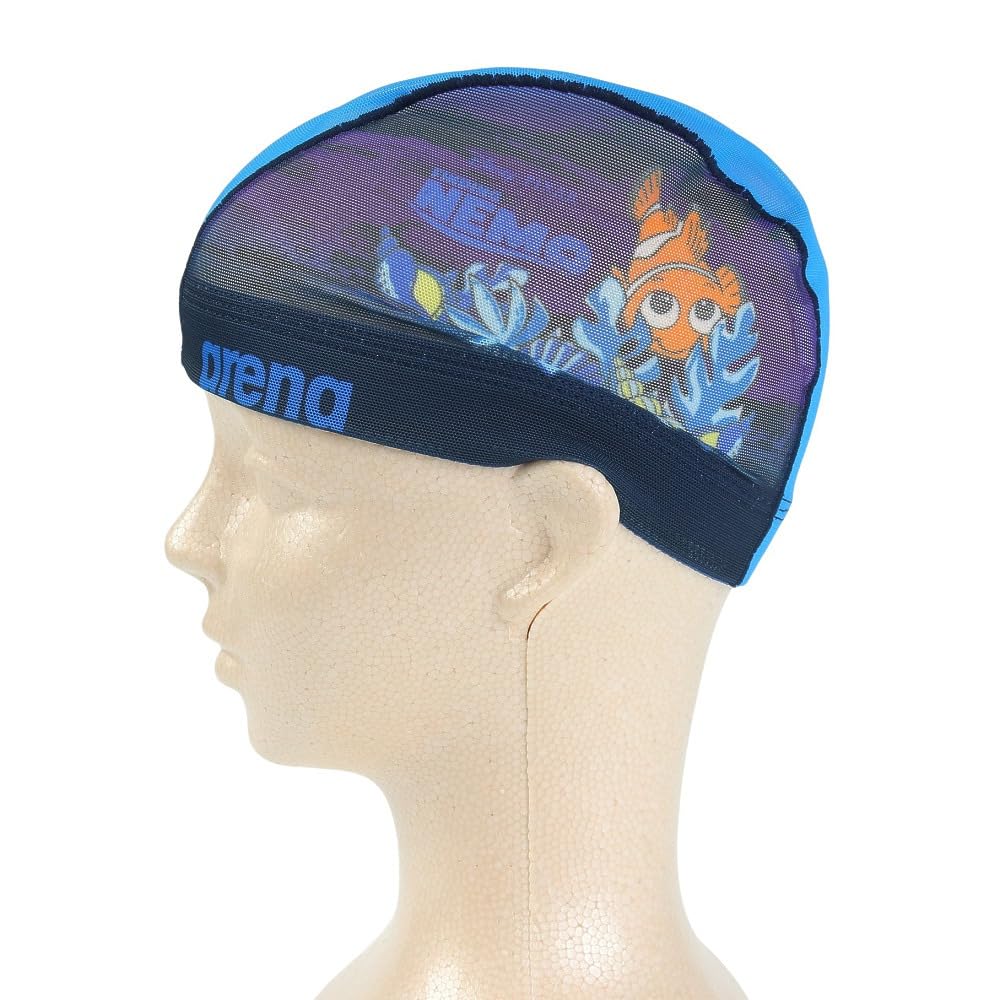 arena Swim Unisex Mesh Cap Disney Finding Nemo Squirt Cap, (Sublimation Print), Medium, Swimming, Design, DIS-4010