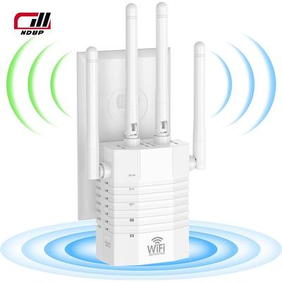 NDUP WiFi Extender – Covers 12,880 Sq. Ft., Supports 105 Devices, 1200Mbps Dual-Band Signal Booster for Indoor & Outdoor Use!