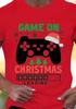 Fashionable Christmas game console printed Womens Tshirt Christmas party Tshirt short sleeved round neck Tshirt