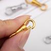 18K Gold Plated Stainless Steel Bag Key Chain Hook Clasps Lobster Clasp Hooks Connectors DIY Jewelry Making Supplies Accessories