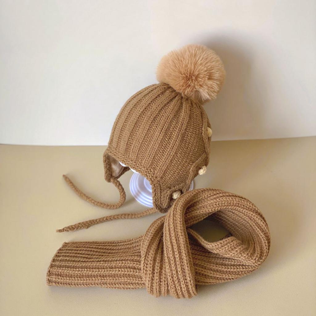 Children's Hats, Scarves, Two-piece Sets, Baby Sets, Thermal Hats, Boys and Girls, Babies, Knitted Hats