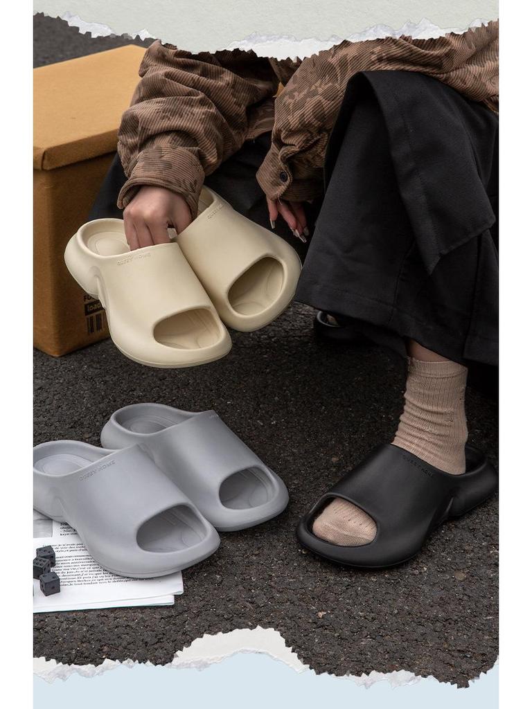 Men's & Women's Anti-Slip Thick Sole Slippers - Odor-Resistant Summer Indoor/Outdoor Bathing Shoes