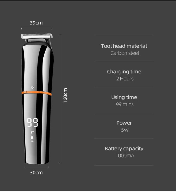 10 In 1 Multi-function Trimmer Men's Face, Beard, Body Grooming Kit Electric Hairdresser Nose Trimmer Rechargeable
