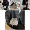 Fashion Solid Color Rhinestone Decoration Women Casual Shoulder Chain Bag For Street Style Womens Fashion