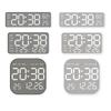 ABS Digital LED Clocks Wall-mounted Alarm Clocks New Electronic Wall Clock  Bedroom
