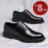 3/6/8cm Heel Elevator Leather Shoes for Men Spring Autumn Classic Business Luxury Oxfords Height Increase Footwear Suit Shoes