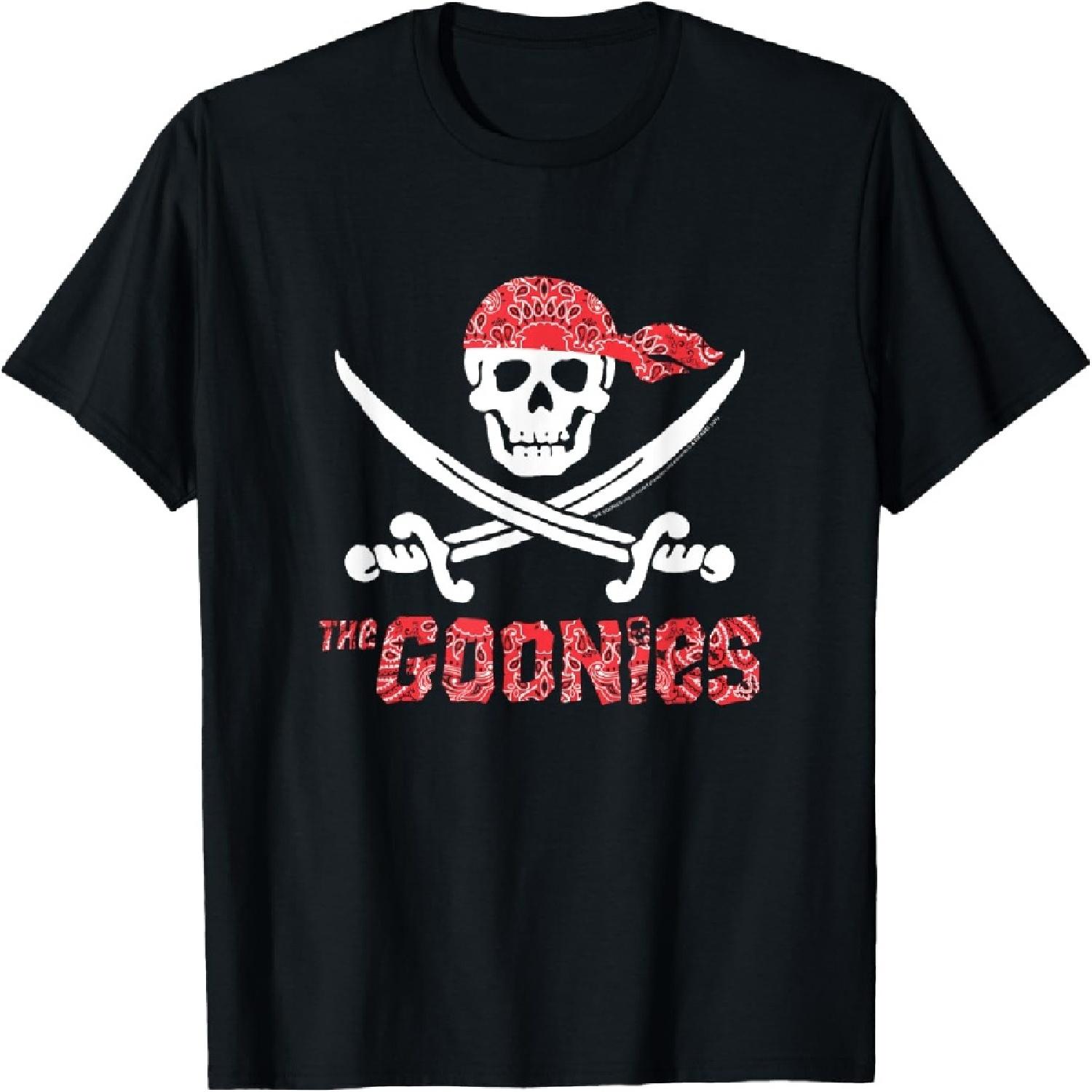 Jolly Roger Bandana Print Logo Movie T-Shirt XXXXXL разноцветный