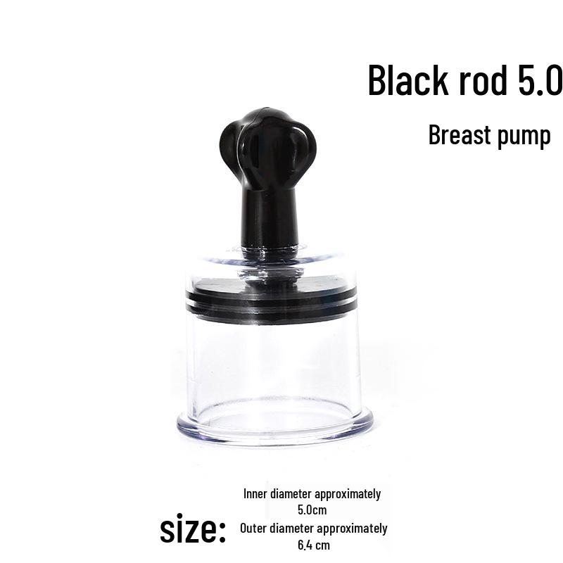 Women's Nipple Suction Cup Massager & Clamp - Vacuum Suction Training & BDSM Flirting Toy