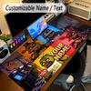 Large Mouse PadFive Nights at Freddy’s Custom Name Text Personalized Desk Mat Non Slip Gaming Pad