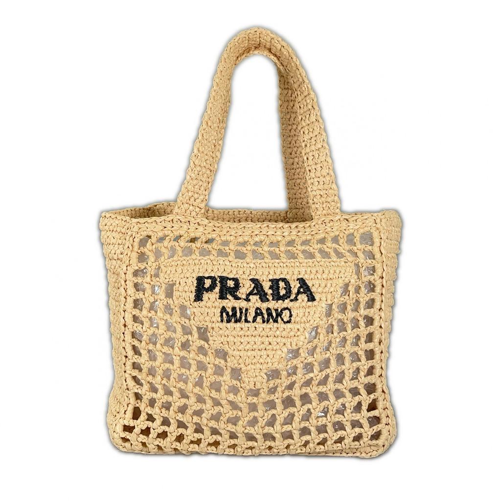 PRADA/Beige/Handbag/WOMEN