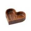 Ruhan Walnut Wood Heart-Shaped Serving Tray