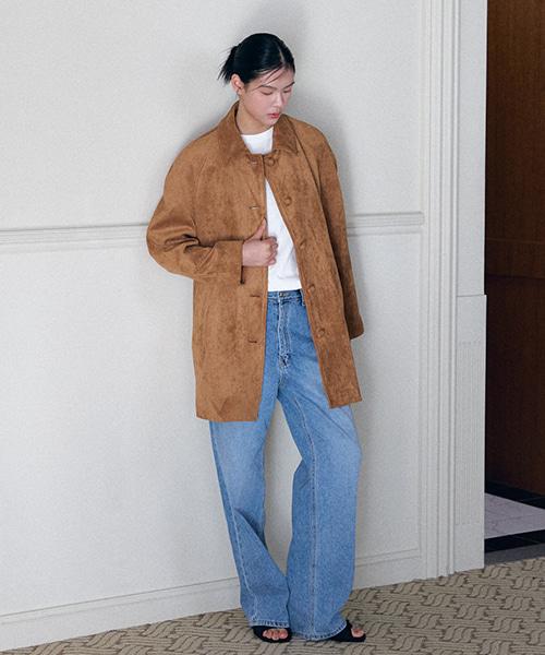 Shop,Ara Fever Suede Back Point Jacket_Brow