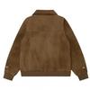Unisex Vintage Streetwear Oversized PU Jacket Casual Outerwear Youth