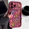 Shockproof Phone Case For iPhone 17e 17 16 15 14 13 Pro Max 17 16 Pro 16e 11 Vintage Flower Pattern Soft TPU Silicone Back Cover